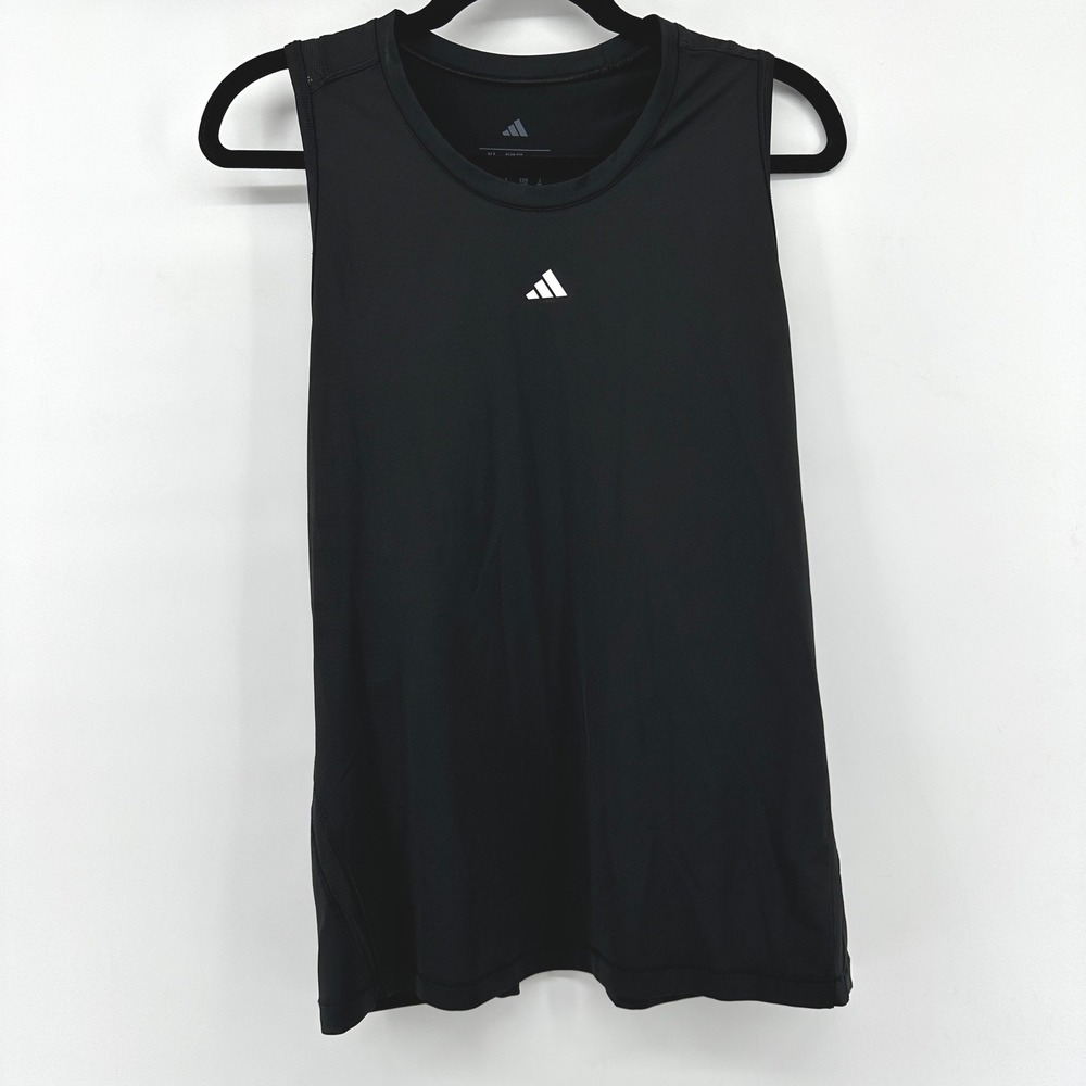 Adidas Womens Black Slim Fit Training D4T Racerback Tank Top XL IW6355